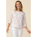 HABITAT BAJA WEAVE BUTTON BACK PULLOVER 48632