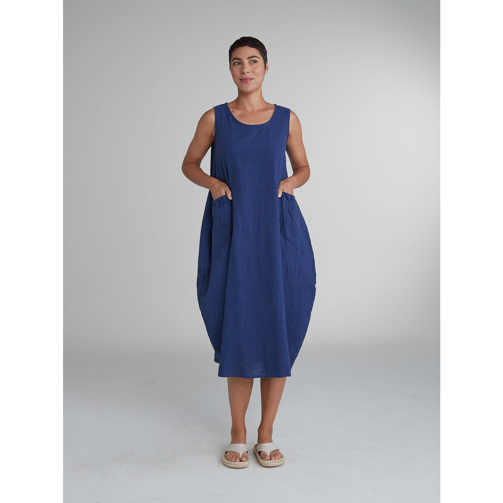 CUTLOOSE CROSSHATCH POCKET DRESS