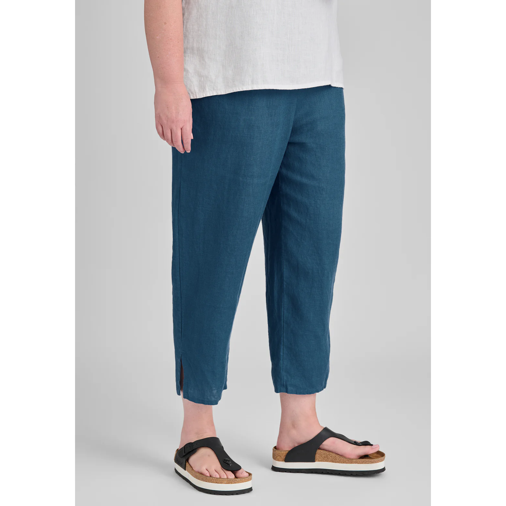 FLAX FLAX TAPERED PANT