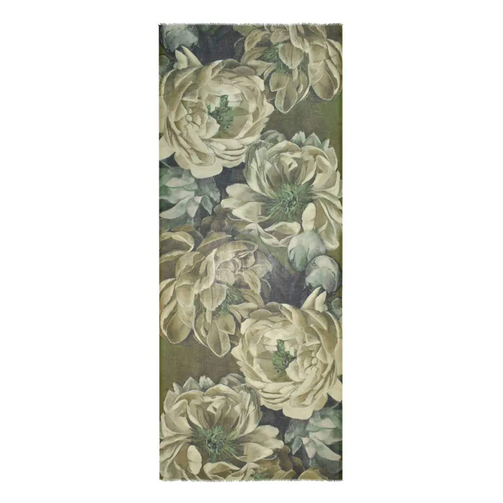 DUPATTA DESIGNS MOIRA FLORAL CASHMERE SCARF