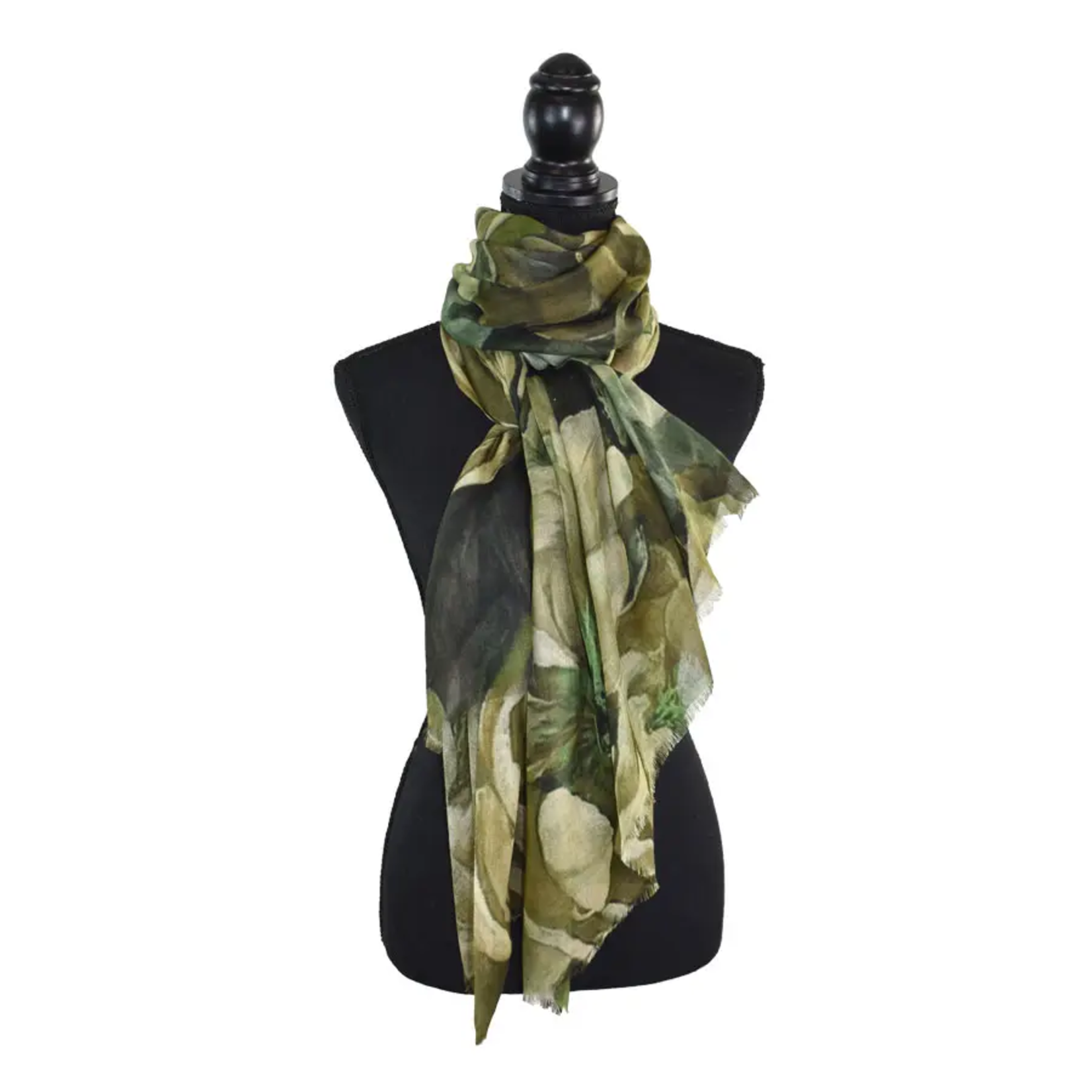 DUPATTA DESIGNS MOIRA FLORAL CASHMERE SCARF