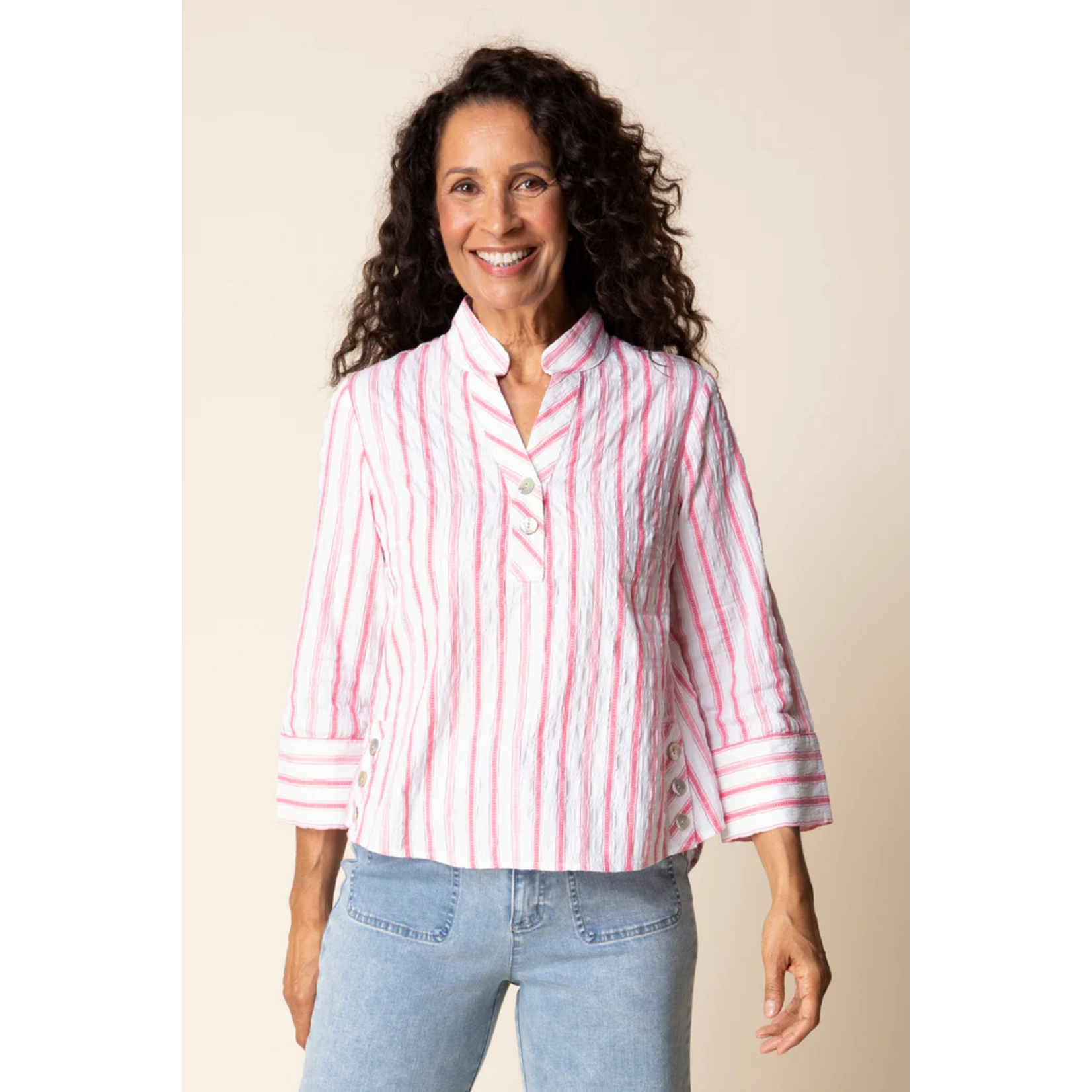 HABITAT HAMPTON STRIPE PLACKET PULLOVER 11744