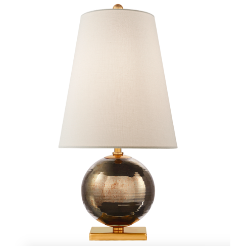 Corbin Mini Table Lamp in Black Pearl