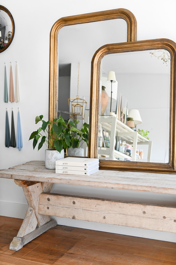 Antique Timbers Trestle Table