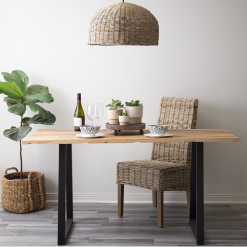 Round Rattan Pendant (showroom sample sale / warehouse item)