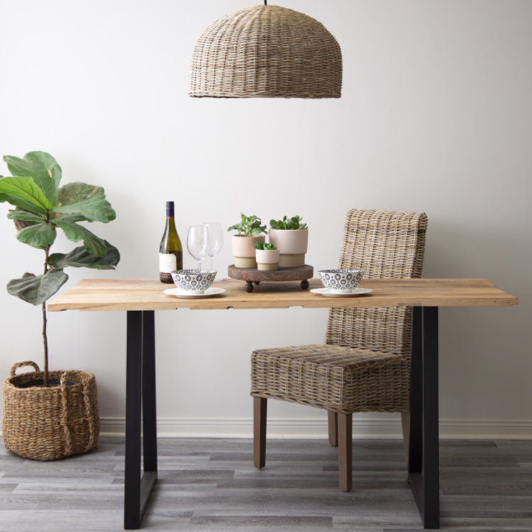 Round Rattan Pendant (showroom sample sale / warehouse item)