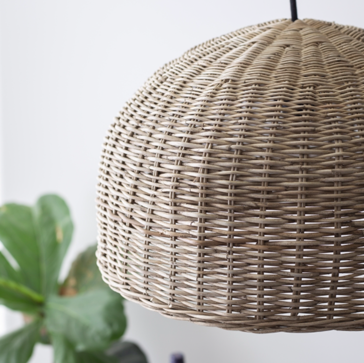 Round Rattan Pendant (showroom sample sale / warehouse item)