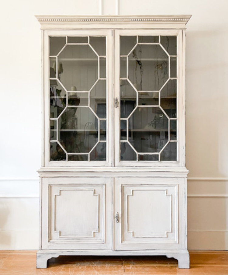 Antique English Regency Cabinet