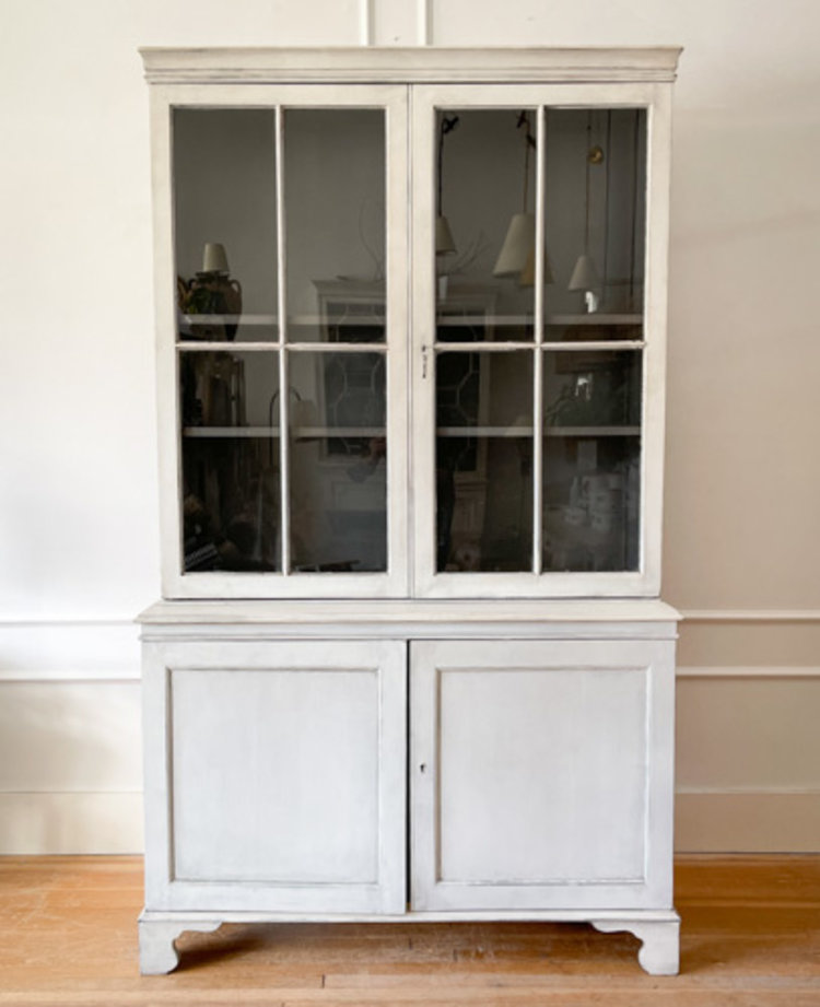 Antique English Painted Cabinet SOLD