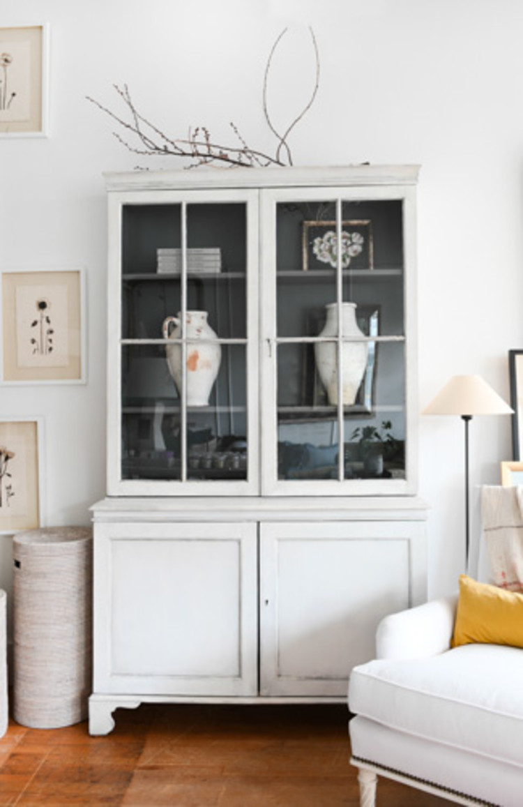 Antique English Painted Cabinet SOLD