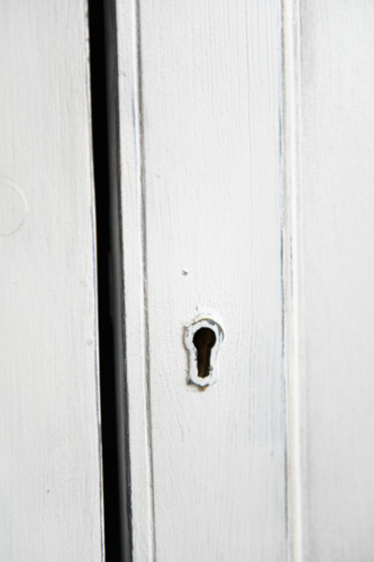 Antique English Painted Cabinet SOLD