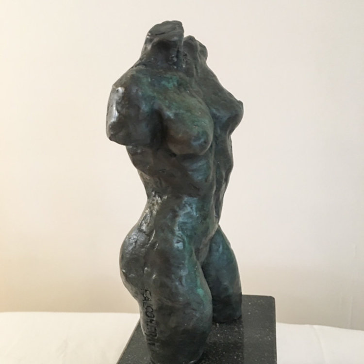Lucia Study bronze sculpture by Lynn Falconer