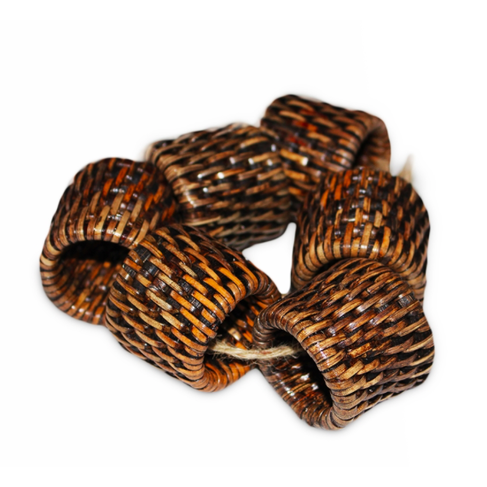 Rattan Napkin Ring (set of 6)