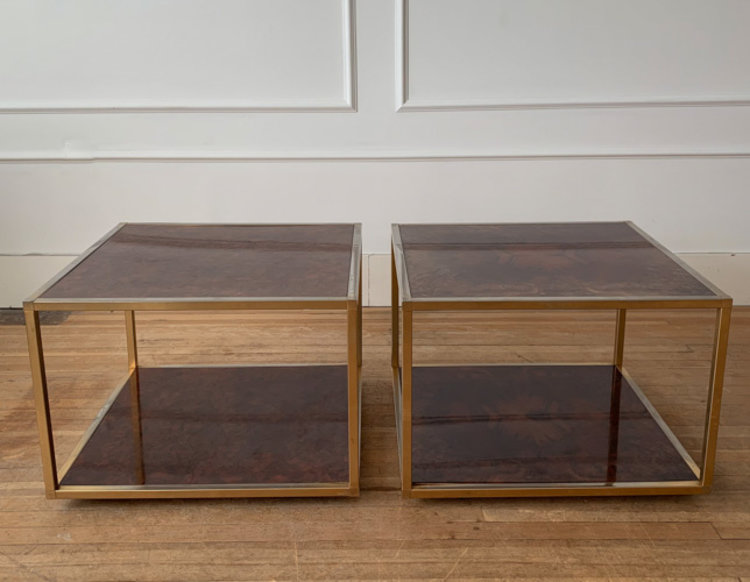 Mid Century Olive Wood Tables