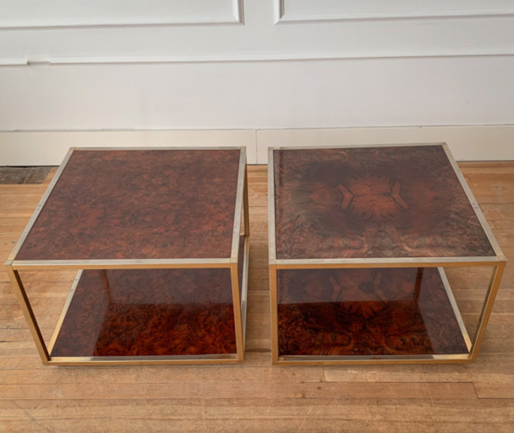 Mid Century Olive Wood Tables