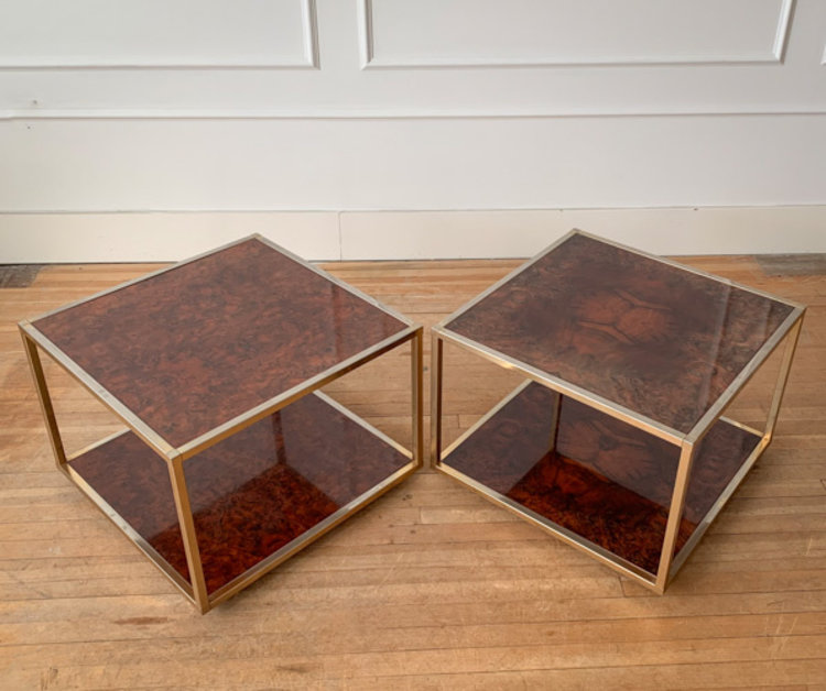 Mid Century Olive Wood Tables