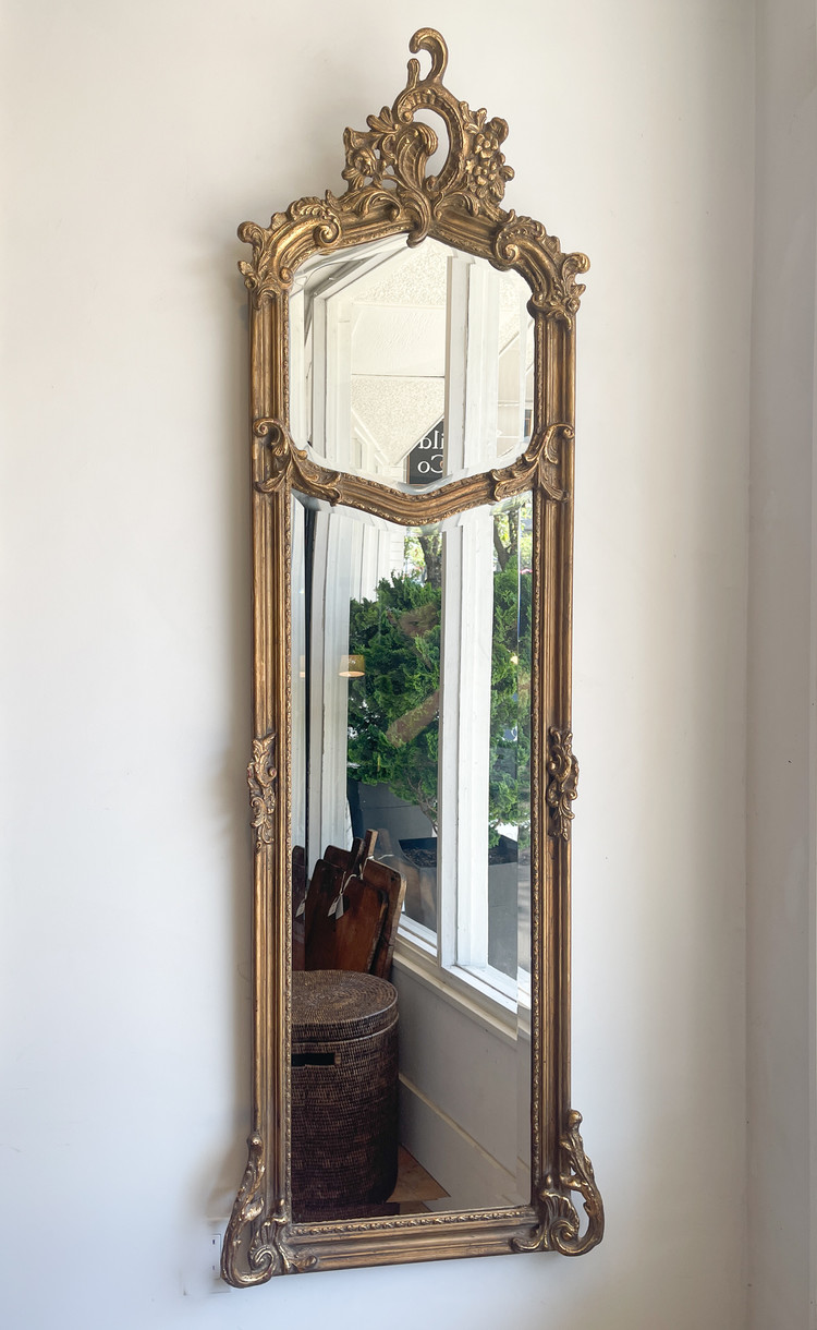 Gild & Co. Julien Mirror, cartouche crown (warehouse item)