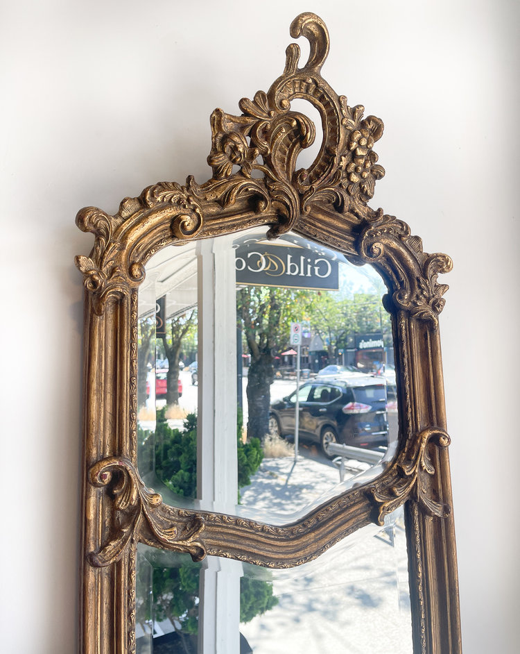 Julien Mirror with Cartouche Crown