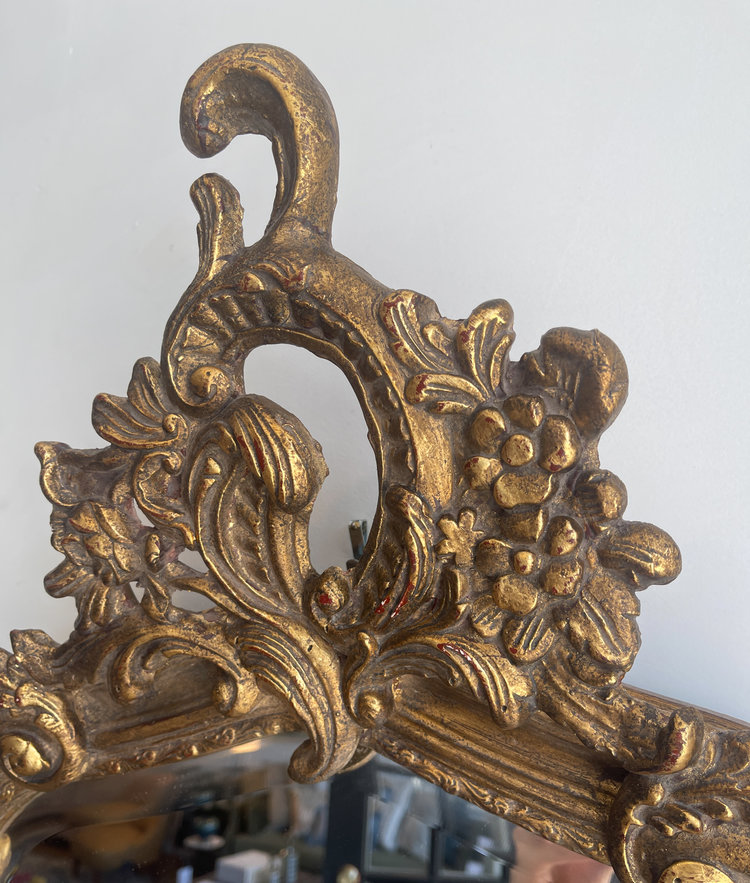 Julien Mirror with Cartouche Crown