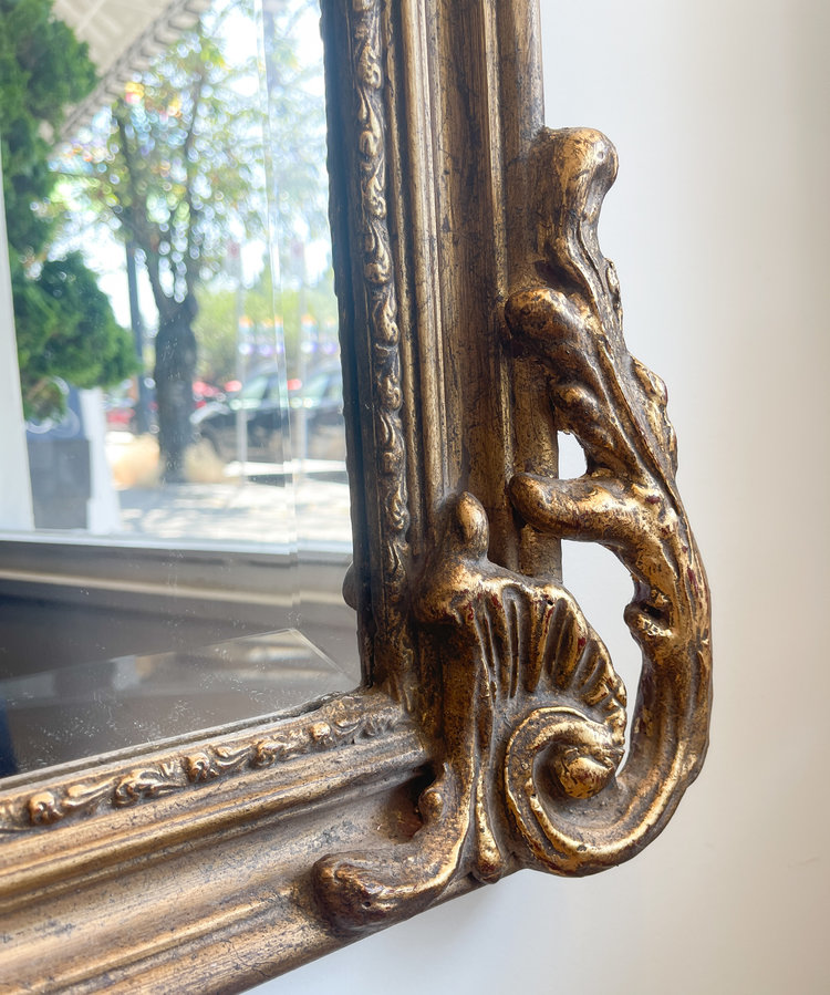 Julien Mirror with Cartouche Crown