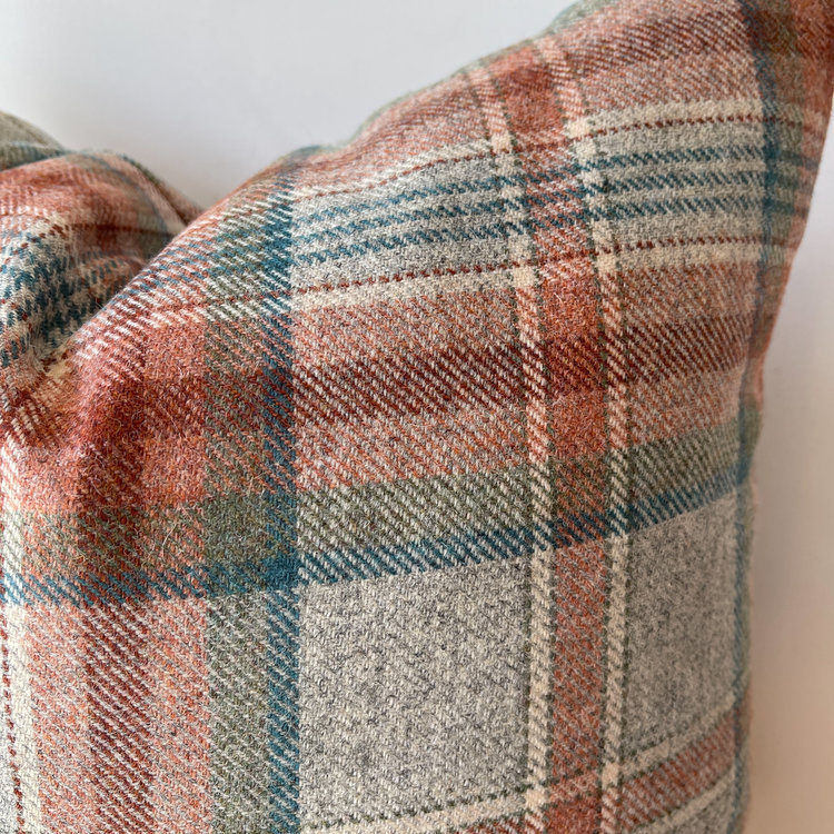 Colefax & Fowler Hutton Plaid Pillow