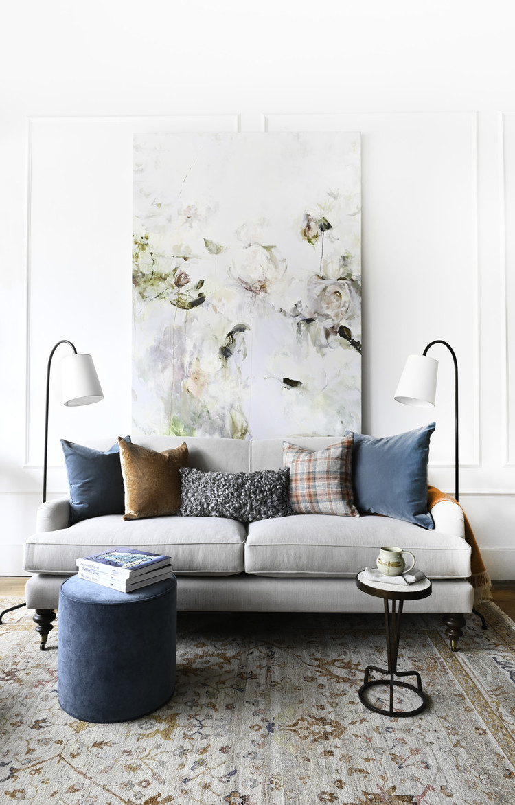 Mulberry Fortrose Velvet Pillow in Copper