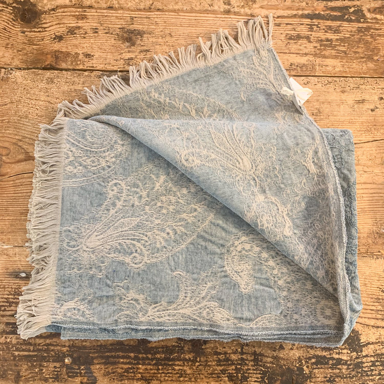 Savery Throw in Light Blue