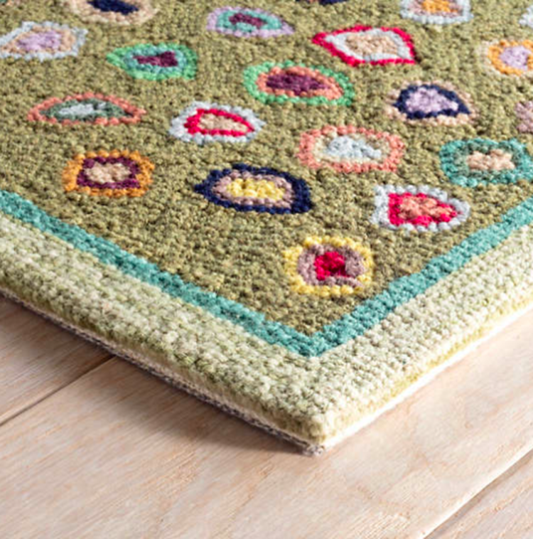 Cat's Paw Micro Hooked Wool Rug