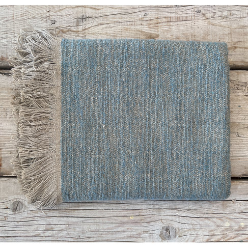 Nash Belgian Throw  Blue