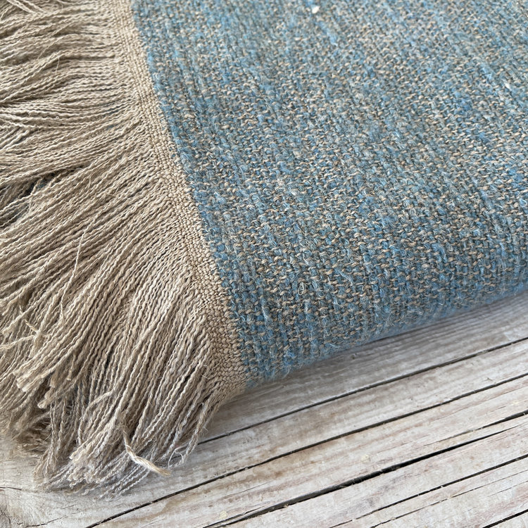 Nash Throw Blanket in Blue