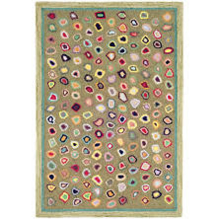 Dash&Albert Cat's Paw Micro Hooked Wool Rug