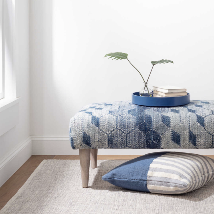 Dash&Albert Marled  Woven Cotton Rug