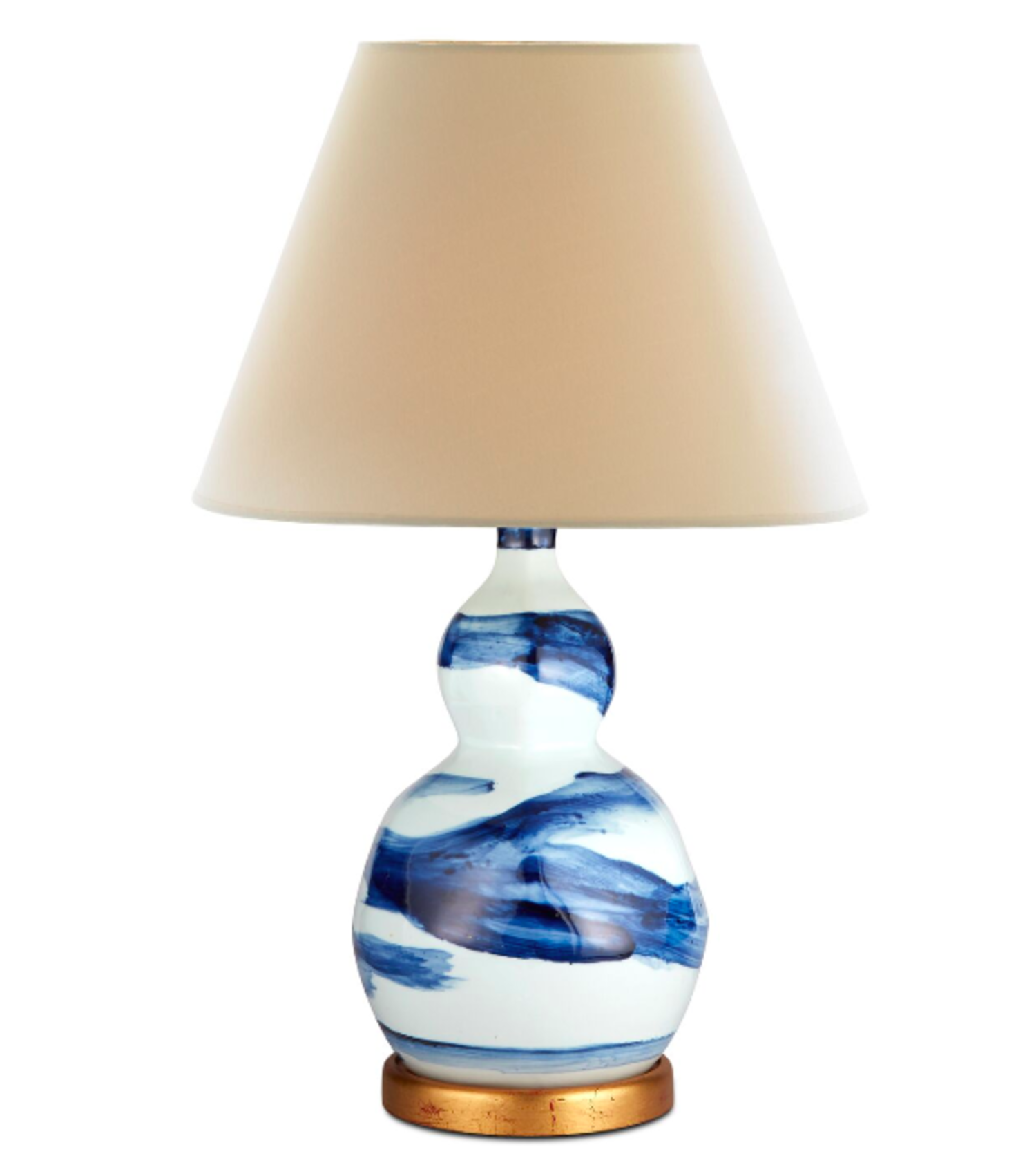 blue brush stroke lamp