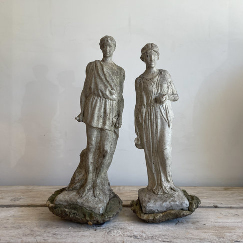 Vintage French Garden Statues (SOLD)