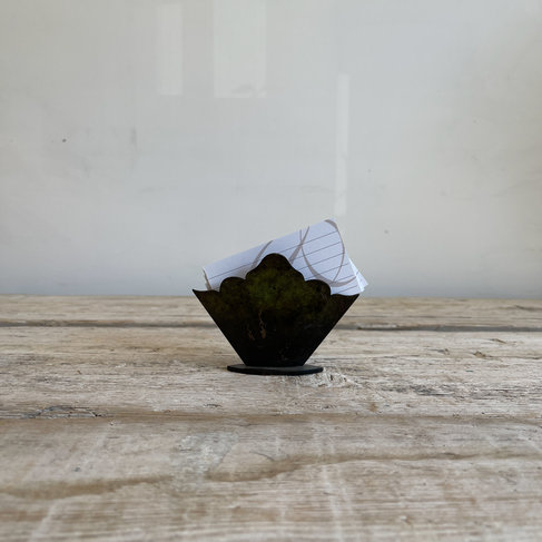 Antique Art Deco Bronze Match Holder