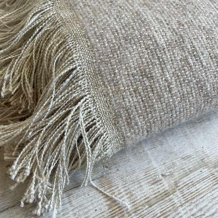 Curtis Alpaca Throw in Beige