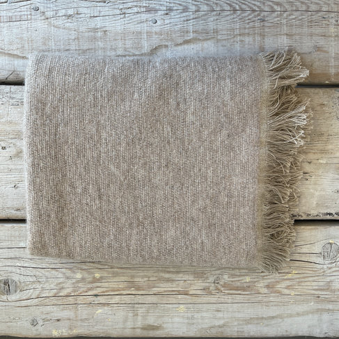 Curtis Alpaca Throw in Beige