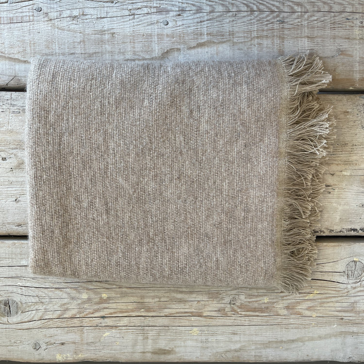 Curtis Alpaca Throw in Beige