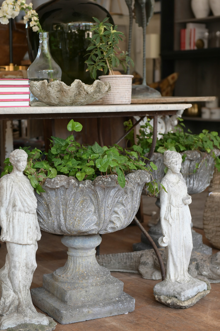 Vintage Classical French Garden Statues