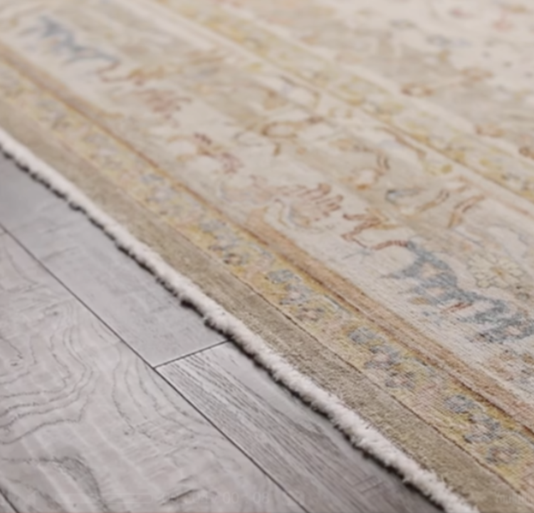 Someplace in Time Wool Rug in Parchment