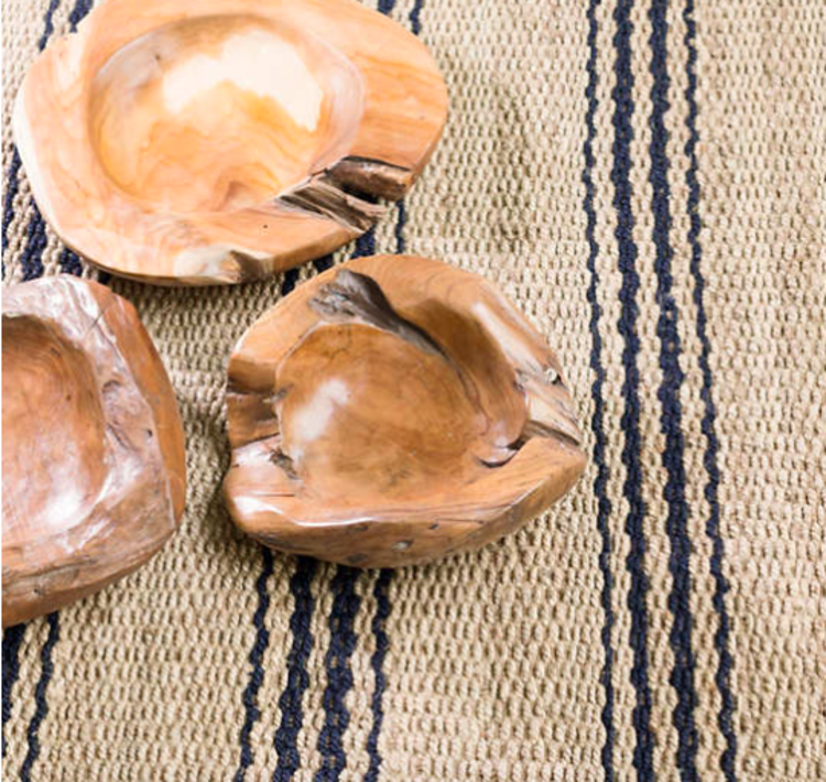 Dash&Albert Jute Ticking Woven Rug