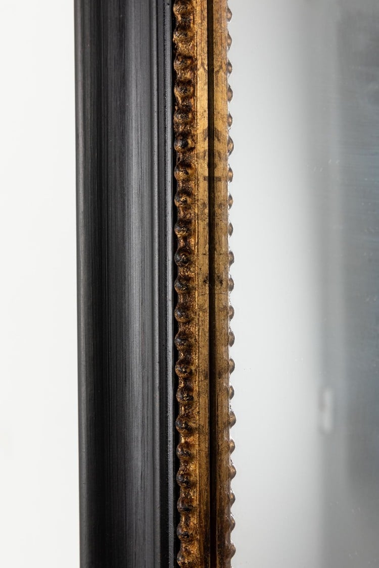 Black & Gold Napoleon Mirror Small