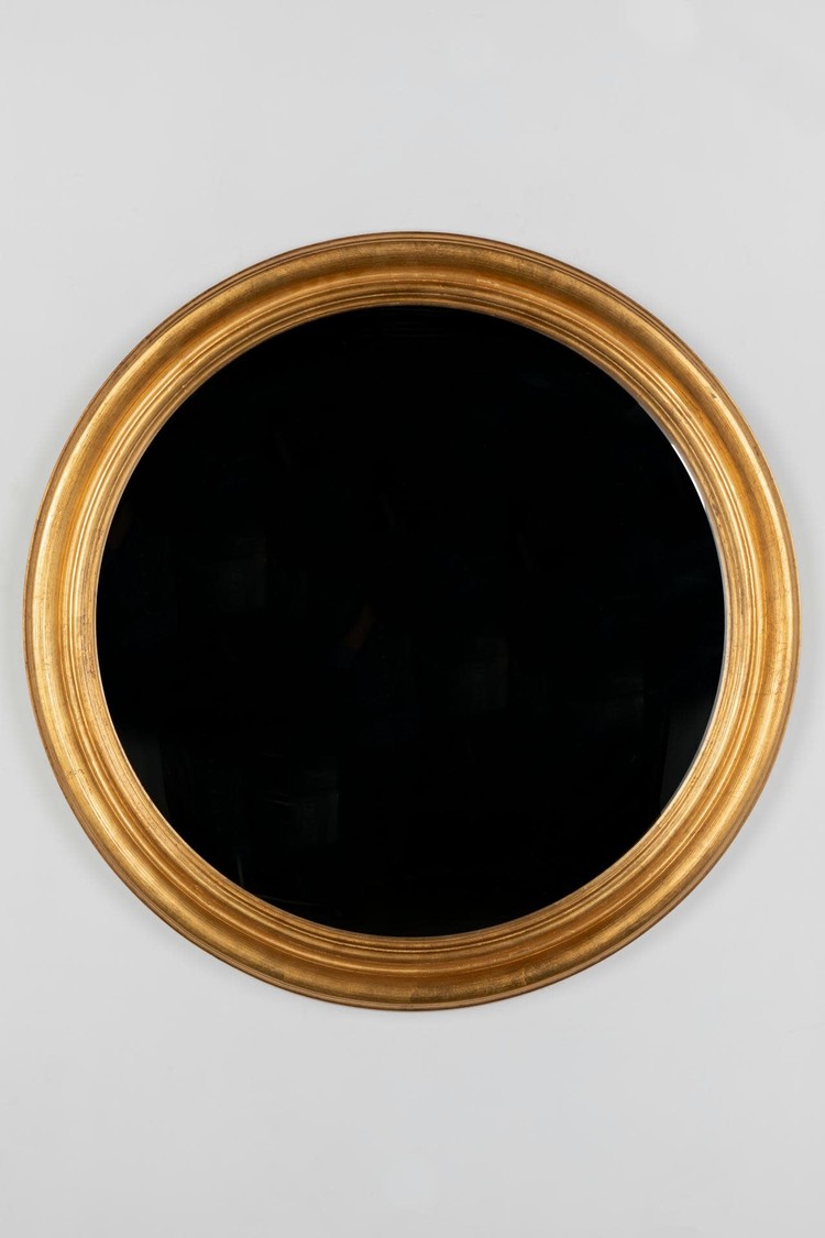 Gild & Co. Gold Convex Mirror 34″