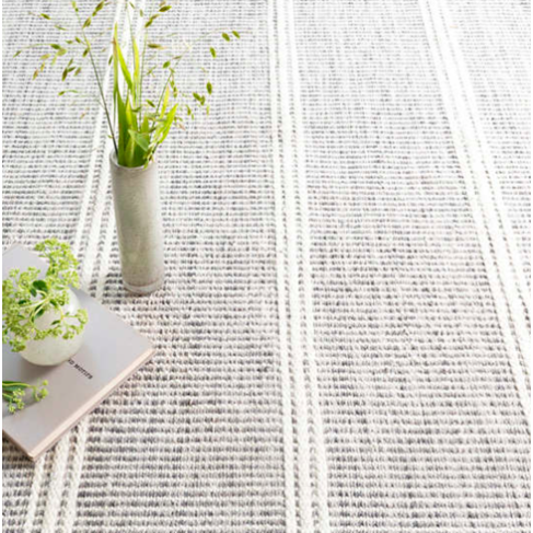 Dash&Albert Malta Grey Woven Wool Rug