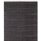 Dash & Albert Herringbone Black Woven Cotton Rug 2x3 and 2.5x8