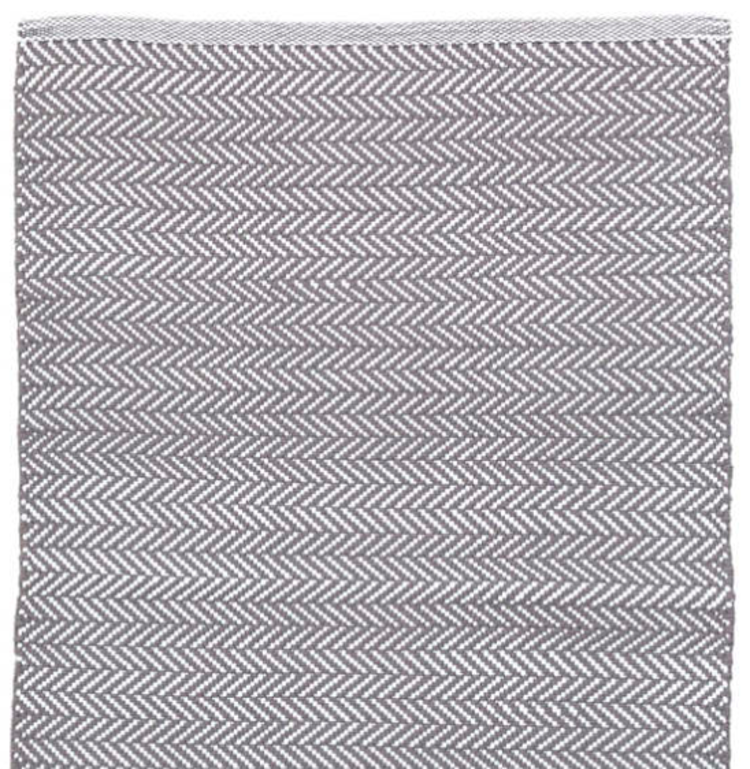 Dash&Albert Herringbone Shale Indoor/Outdoor Rug