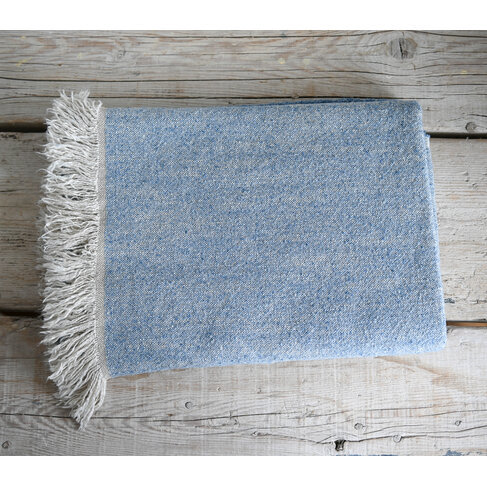 Judd Belgian Throw - Blue