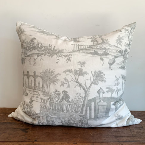 Gild & Co. Schumacher Siena Toile Cushion