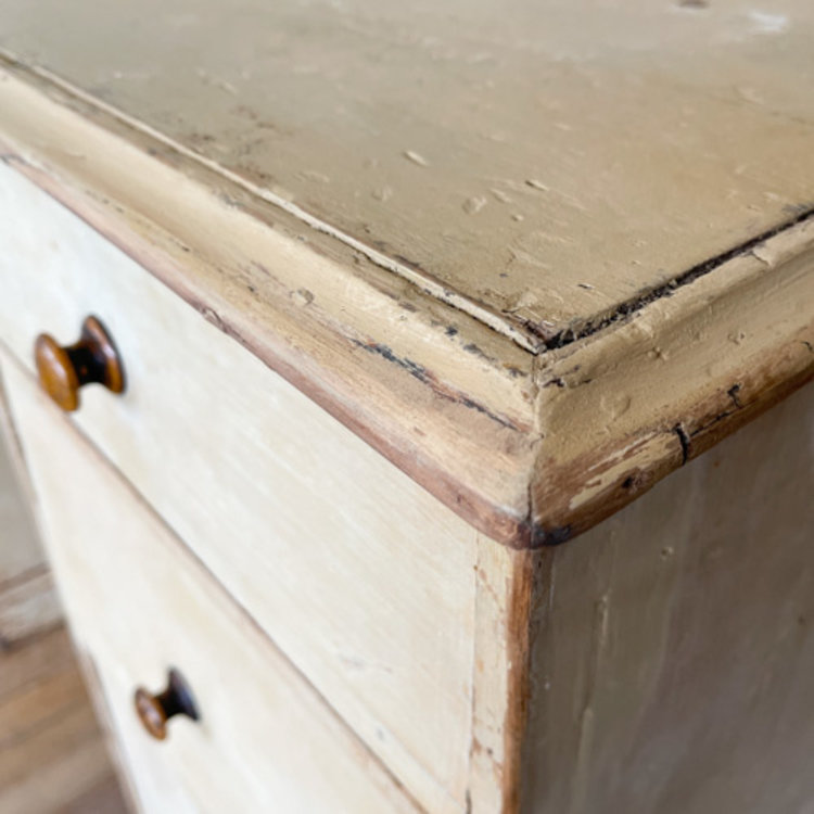 Antique English Desk with Original Paint