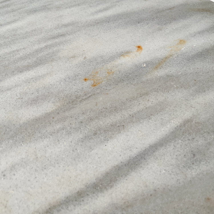 Vintage Marble Top Tall Table (in store now)